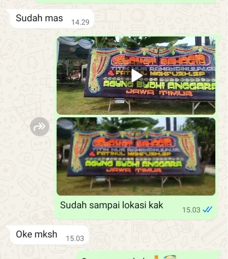 Pengiriman Papan Bunga Menara Astra